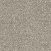 Woven fabric texture, muted gray and pale gold, heathered pattern with visible “bross” and “fabthirty plus” text, dense linen blend.